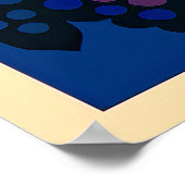 Visitez l'affiche de voyage Art déco de la Vallée  (Coin)