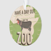 Visitez L'Affiche Vintage voyage Zoo. (devant)