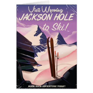 Visitez le Wyoming ! Jackson Hole à l'affiche de v