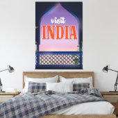 Visitez l'Inde Impression de voyage vintage. (Insitu(Chambre))