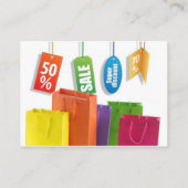 Visitez Mon Carte de visite Vêtements Shopping (Dos)