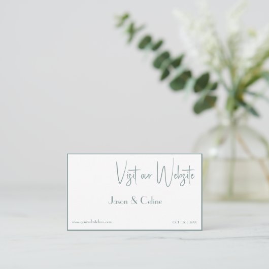 Visitez notre carte Mariage (Debout devant)