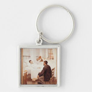 Visiting Day in het ziekenhuis, 1889 Sleutelhanger