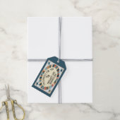 Viskaartje voor naai- / quiltbedrijf cadeaulabel (Met Touw)