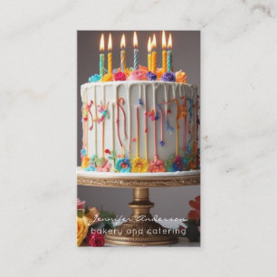 Viskaartjes voor bakkerij bakkerij visitekaartje