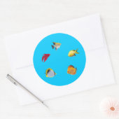 viskom ronde sticker (Envelop)