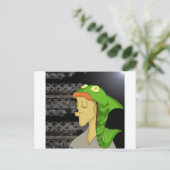 viskop briefkaart (Staand voorkant)