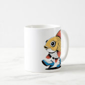 Viskunst Koffiemok (Voorkant rechts)