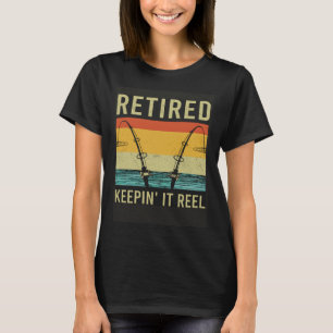 Visliefde Papa Vaderdag Gepensioneerd Blijft Het R T-shirt