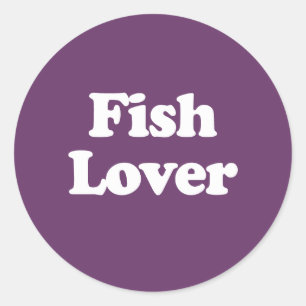 Visliefhebber Ronde Sticker
