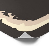  visliefhebbers met een coole retro poster (Hoek)