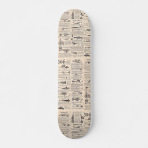 Vislokmiddelen Reclame Visser Kunst Skateboard