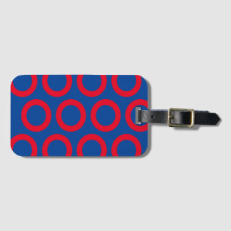 Visman Donut Phish Ontwerp Bagage Label