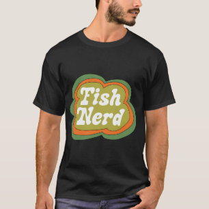 Visnerd (Groen op Bruin) T-shirt