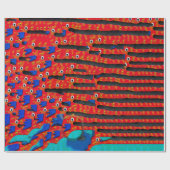 visoog Abstract Cadeaupapier (Vlak)