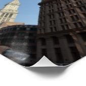 Visooglens van gebouwen, Boston, VS Perfect Poster (Hoek)
