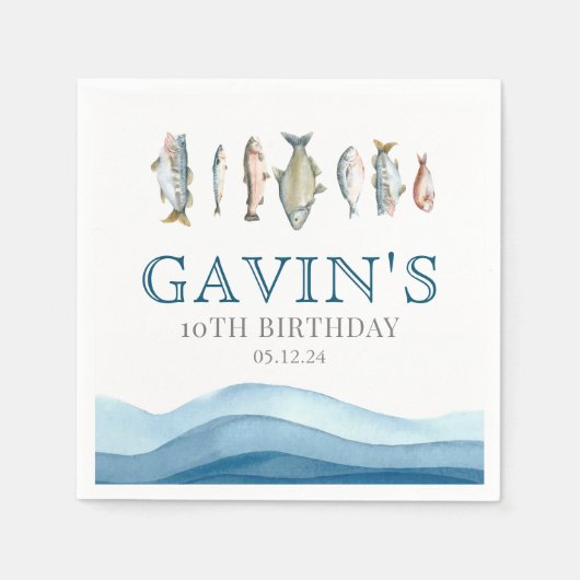 Vispapier servetten, servetten (Voorkant)