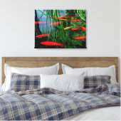 vispijp canvas afdruk (Insitu (Slaapkamer))