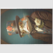 Visportret in pak en Pet 4 Decoupage papier (Voorkant)