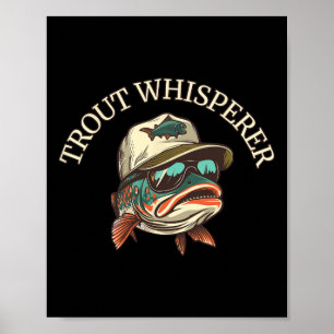 Vispret Avontuurlijke Forel Fluisteraar  Poster