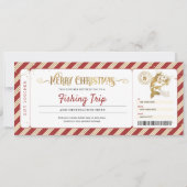 Visreis Kerstcadeaubon Certificaat Kaart (Voorkant)