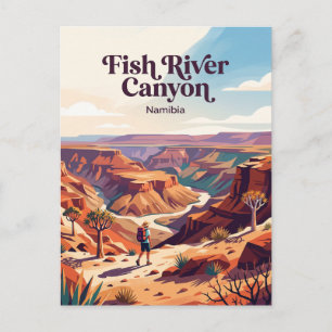Visrivierkloof Namibië Briefkaart
