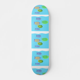 visschilderij skateboard