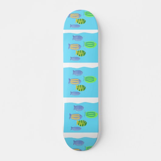 visschilderij skateboard (Voorkant)