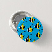 Visschool Ronde Button 3,2 Cm (Voorkant /achterkant)