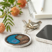 Vissen & Aarde Haan Sleutelhanger (Zijkant)