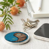 Vissen & Aarde Rat Sleutelhanger (Zijkant)