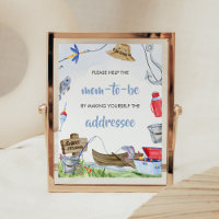 Vissen Baby shower Envelope Station