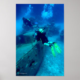 Vissen Boat Wreck Poster