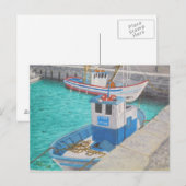 Vissen Boats - Tarifa Spanje Briefkaart (Voorkant / Achterkant)