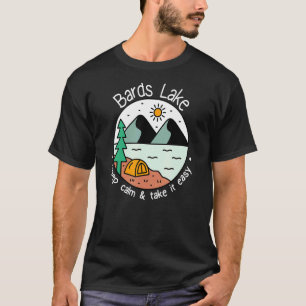Vissen Bootvaren Kamperen Ontspan Bards Lake T-shirt