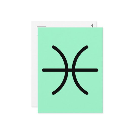 Vissen Briefkaart (Voorkant / Achterkant in situ)