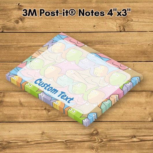 Vissen cartoon post-it® notes