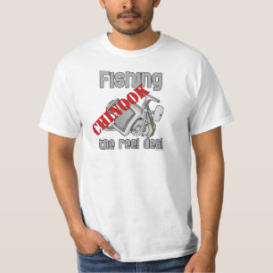 Vissen Chinook Salmon The Reel Deal Vist T-shirt