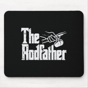 Vissen De Rodfather Grappige Parodie Vader Opa Pap Muismat
