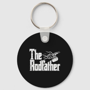 Vissen De Rodfather Grappige Parodie Vader Opa Pap Sleutelhanger