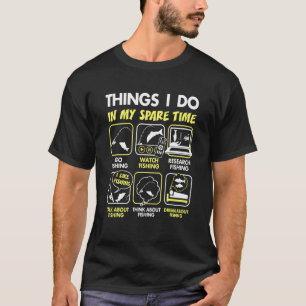 Vissen Dingen die ik doe in mijn vrije tijd Visse T-shirt