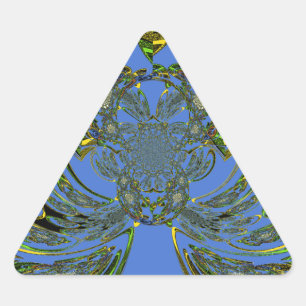 Vissen Driehoek Sticker