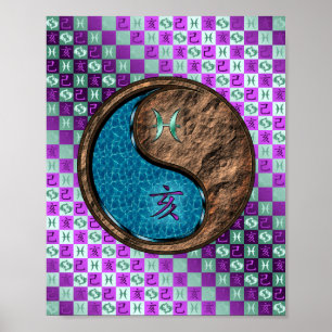 Vissen & Earth Boar Poster