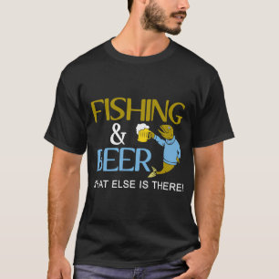 vissen en bier wat is er nog meer t-shirt
