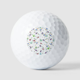 Vissen en Planten in de Vijver Golfballen