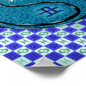 Vissen en wateros poster (Hoek)