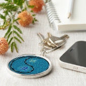 Vissen en wateros sleutelhanger (Zijkant)