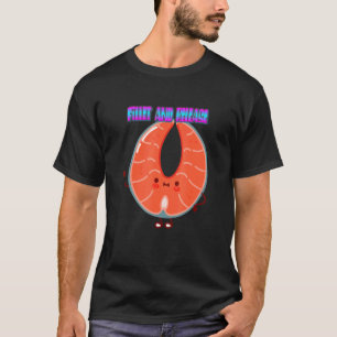 Vissen Filet En Loslaten Tekst T-shirt