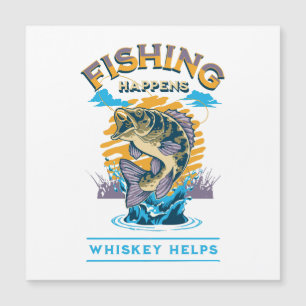 Vissen gebeurt. Whisky helpt!
