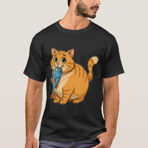 VISSEN - GEBOREN OM TE VISSEN T-SHIRT